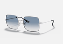 0RB1971-Ray-Ban® / Polished Silver/Light Blue Gradient(91493F) / 54-19-145