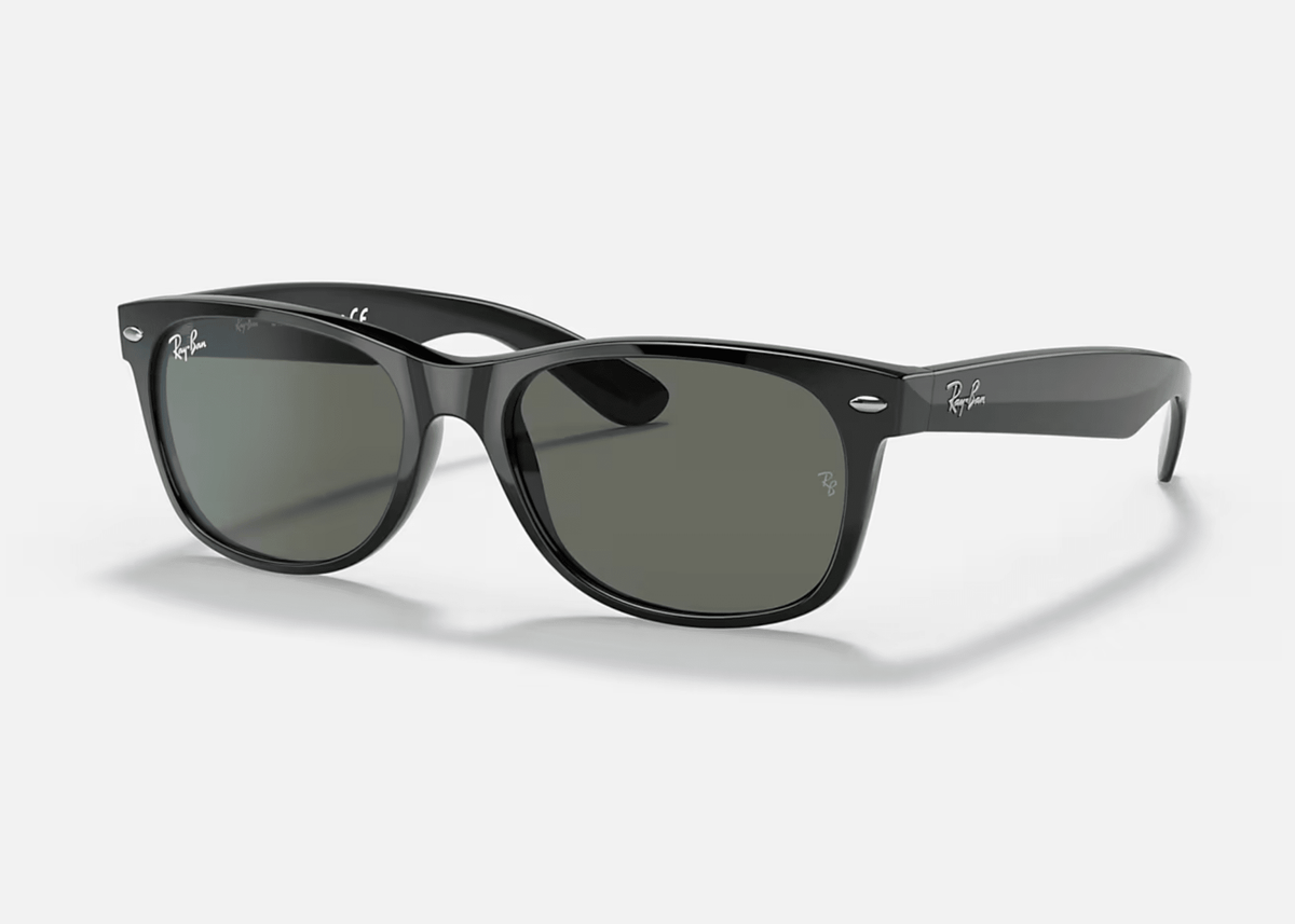 0RB2132 Ray-Ban® / Polished Black/G-15 Green(901) / 52-18-145