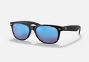 0RB2132 Ray-Ban® / Matte Rubber Black/Blue Flash(622/17) / 55-18-145