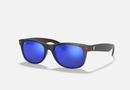 0RB2132M Rayban / Matte Black/Mirror Blue(F60268) / 55-18-145