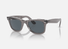 0RB2140 Ray-Ban® / Polished Grey On Transparent/Blue(1355R5) / 50-22-150