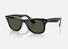 0RB2140 Ray-Ban® / Polished Black On Transparent/Green(129431) / 50-22-150