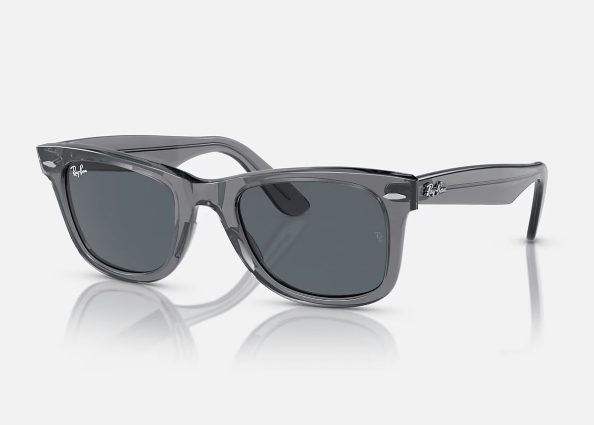 0RB2140 Ray-Ban® / Polished Transparent Gray/Blue(6773R5) / 50-22-150