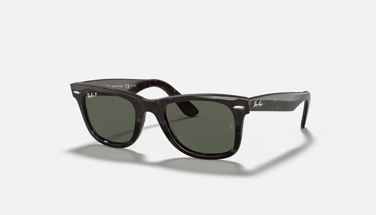 0RB2140F Ray-Ban® / Polished Tortoise/Green Classic G-15(902/58) / 52-22-150
