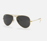 0RB3025 Ray-Ban® / Polished Gold/Black Polarized(919648) / 58-14-135