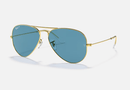 0RB3025 Ray-Ban® / Polished Gold/Blue Polarized+(9196S2) / 62-14-140