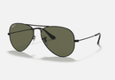 0RB3025 Ray-Ban® / Polished Black/G-15 Green Polarized(002/58) / 58-14-135