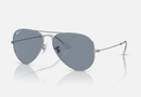 0RB3025 Ray-Ban® / Polished Silver/Blue Polarized(003/02) / 58-14-135