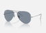 0RB3025 Ray-Ban® / Polished Silver/Blue Polarized(003/02) / 58-14-135