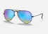 0RB3025 Ray-Ban® / Polished Black/Blue Flash Gradient - Mirror(002/4O) / 58-14-135