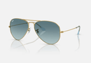 0RB3025 Ray-Ban® / Polished Gold/Gradient Blue (001/3M) / 58-14-135