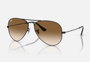 0RB3025 Ray-Ban® / Polished Black/Brown Gradient(002/51) / 58-14-135