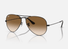 0RB3025 Ray-Ban® / Polished Black/Brown Gradient(002/51) / 58-14-135