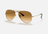0RB3025 Ray-Ban® / Gold/Light Brown Gradient(001/51) / 58-14-135