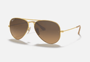 0RB3025 Ray-Ban® / Matte Gold/Brown Polarized Gradient(112/M2) / 55-14-135