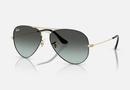 0RB3025 Ray-Ban® / Polished Black On Arista/Blue Vintage Gradient Black(9271GK) / 58-14-135