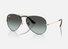 0RB3025 Ray-Ban® / Polished Black On Arista/Blue Vintage Gradient Black(9271GK) / 58-14-135