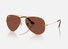 0RB3025 Ray-Ban® / Polished Arista Gold/Red(001/C5) / 58-14-135