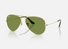 0RB3025 Ray-Ban® / Polished Arista Gold/Green(001/4E) / 58-14-135