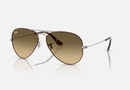 0RB3025 Ray-Ban® / Polished Havana On Gunmetal/Brown Vintage Gradient Black(92700A) / 58-14-135