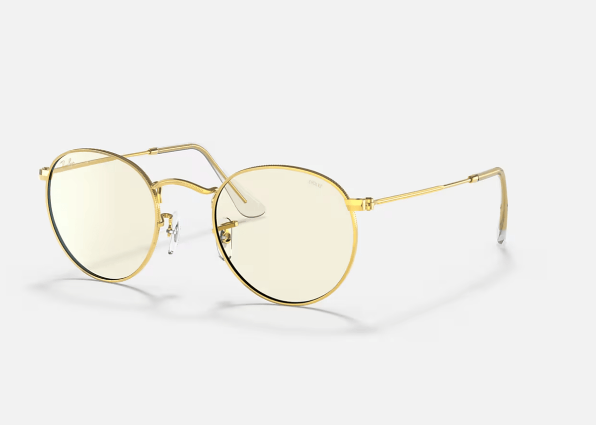0RB3447 Ray-Ban® / Polished Gold/Clear Photochromic-Evolve(9196BL) / 50-21-145