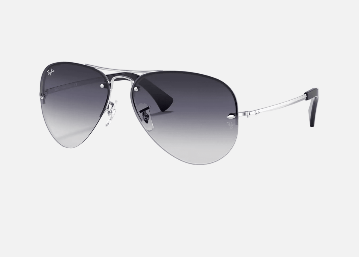 0RB3449 Rayban / Polished Silver/Grey Gradient(003/8G) / 59-14-135