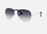 0RB3449 Rayban / Polished Silver/Grey Gradient(003/8G) / 59-14-135