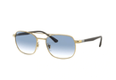0RB3670 Rayban / Polished Gold/Light Blue Gradient(001/3F) / 54-19-140