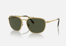 0RB3708-Rayban / Polished Arista Gold/Green(001/31) / 56-18-145