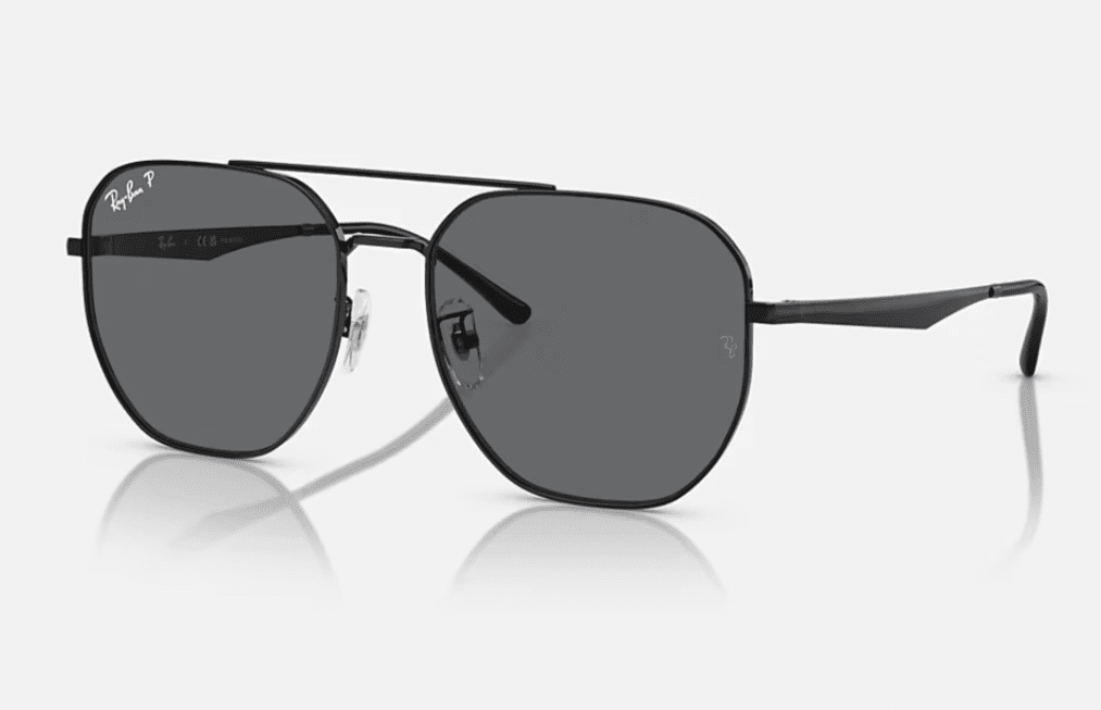 0RB3724D-Ray-Ban® / Black/Dark Grey Polorized(002/81) / 59-18-145