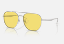 0RB3724D-Rayban / Polished Silver/Yellow(003/85) / 59-18-145