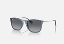0RB4187F-Ray-Ban® / Transparent Blue/Gray Gradient(6592T3) / 54-18-145