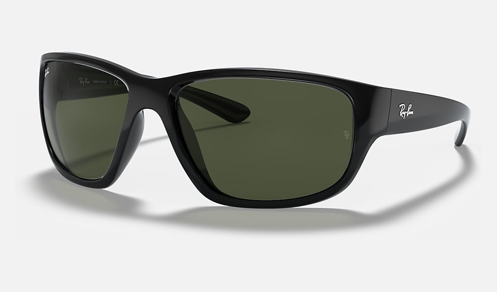 0RB4300 Ray-Ban® / Black/Polarized Green Classic G-15(601/31) / 63-18-130