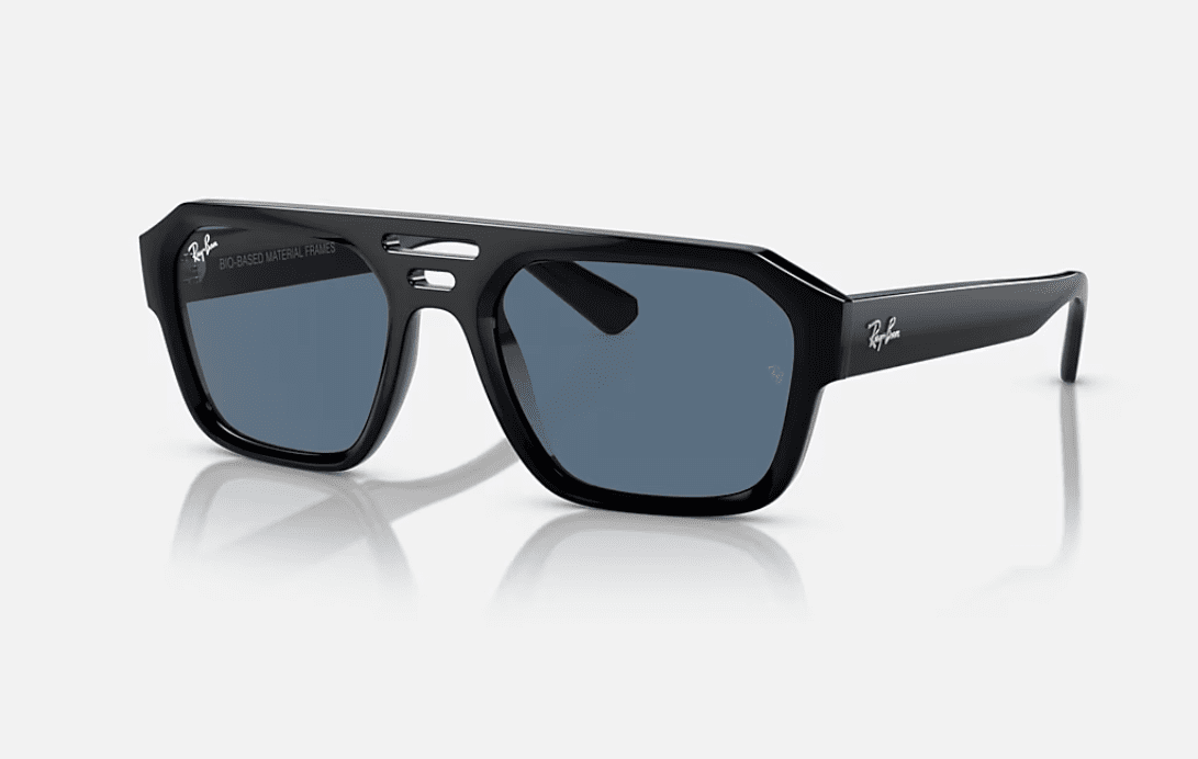 0RB4397 Ray-Ban® / Polished Black/Dark Blue(667780) / 54-20-145
