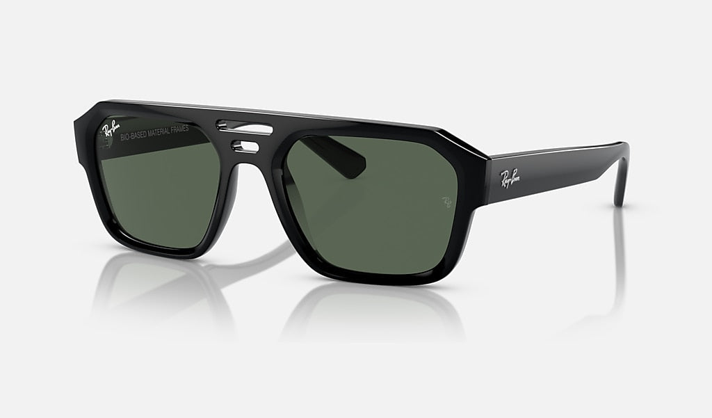 0RB4397 Ray-Ban® / Black/Dark Green(667771) / 54-20-145