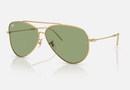 0RBR0101S-Ray-Ban® / Polished Arista Gold/Green(001/82) / 59-11-140