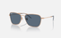 0RBR0102S-Ray-Ban / Polished Rose Gold/Blue92023A) / 58-15-140
