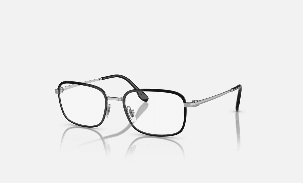 0RX6495 Ray-Ban® / Black On Silver(2861) / 54-19-145