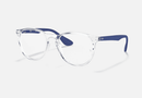 0RX7046F-Rayban Erika / Transparent/Blue(5951) / 55-18-150