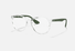 0RX7046F-Rayban Erika / Transparent/Green(5952) / 55-18-150