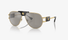 0VE2252-Versace / Gold / Light Grey Mirrored Silver XXL(10026G) / 63-12-145