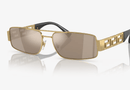 0VE2257-Versace / Gold/Light Brown Mirror Dark Gold(10025A) / 60-16-145