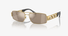 0VE2257-Versace / Gold/Light Brown Mirror Dark Gold(10025A) / 60-16-145