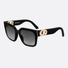 30MONTAIGNE S11-DIOR WOMAN / Black/Gradient Grey(12A1) / 55-18-130