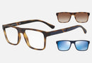 EA4115 / Havana (Matte havana) / Clear (Clear) (50891W) / 54-18-145