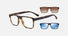 EA4115 / Havana (Matte havana) / Clear (Clear) (50891W) / 54-18-145