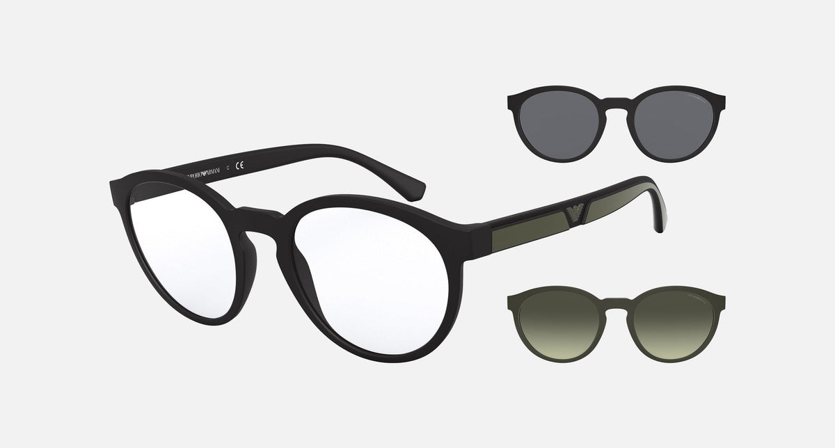 EA4152 / Black (Matte black) / Clear (Clear) (50421W) / 52-21-145