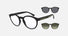 EA4152 / Black (Matte black) / Clear (Clear) (50421W) / 52-21-145