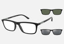 EA4160 / Black (Matte black) / Clear (Clear) (50421W) / 55-18-145