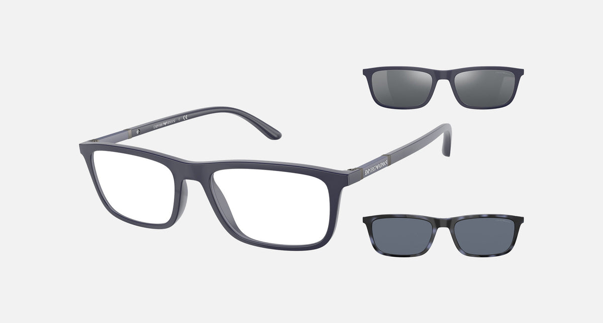 EA4160 / Blue (Matte blue) / Clear (Clear) (50881W) / 55-18-145